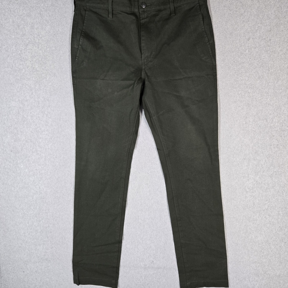 Levi's Men Pants 34X34 Green Tech Chino Twill Cooling Stretch 33" Inseam READ
